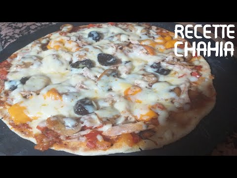 recette-:-pizza-à-la-poêle---بتزا-في-المقلاة-احترافية