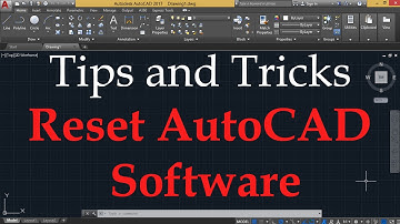 RESET AUTOCAD TO DEFAULTS