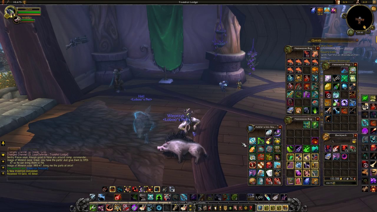 WoW Legion A New Invention Hunter Class Hall Quest