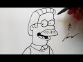 Como Desenhar o Ned Flanders [Simpsons] - (How to Draw Nedward Flanders)- SLAY DESENHOS #343