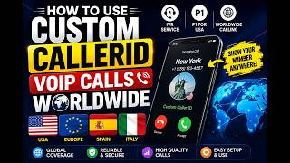 How to Use Custom Caller ID & VoIP Calls Worldwide | IVR & P1 Calling for USA, Europe, Spain & Italy screenshot 5