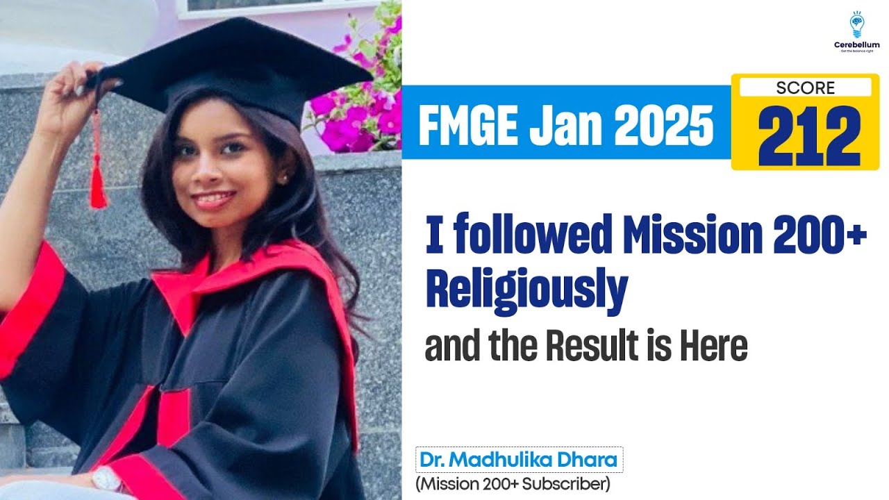 I followed Mission 200+ religiously and the Result is Here - Dr. Madhulika Dhara, Score 212