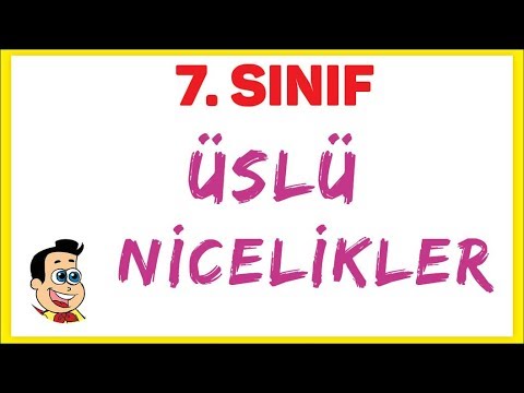 7. SINIF ÜSLÜ NİCELİKLER - ŞENOL HOCA