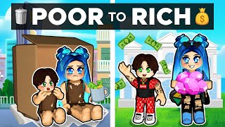 The POOR to RICH Family Story in Roblox!