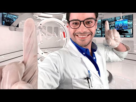 ASMR Nervios Craneales Español Roleplay España Futurista Para Dormir Examen De la Vista y Cara