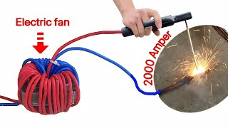 How I turned an electric fan motor into a high-tech welding machine / SINGLE MOTHER 1973