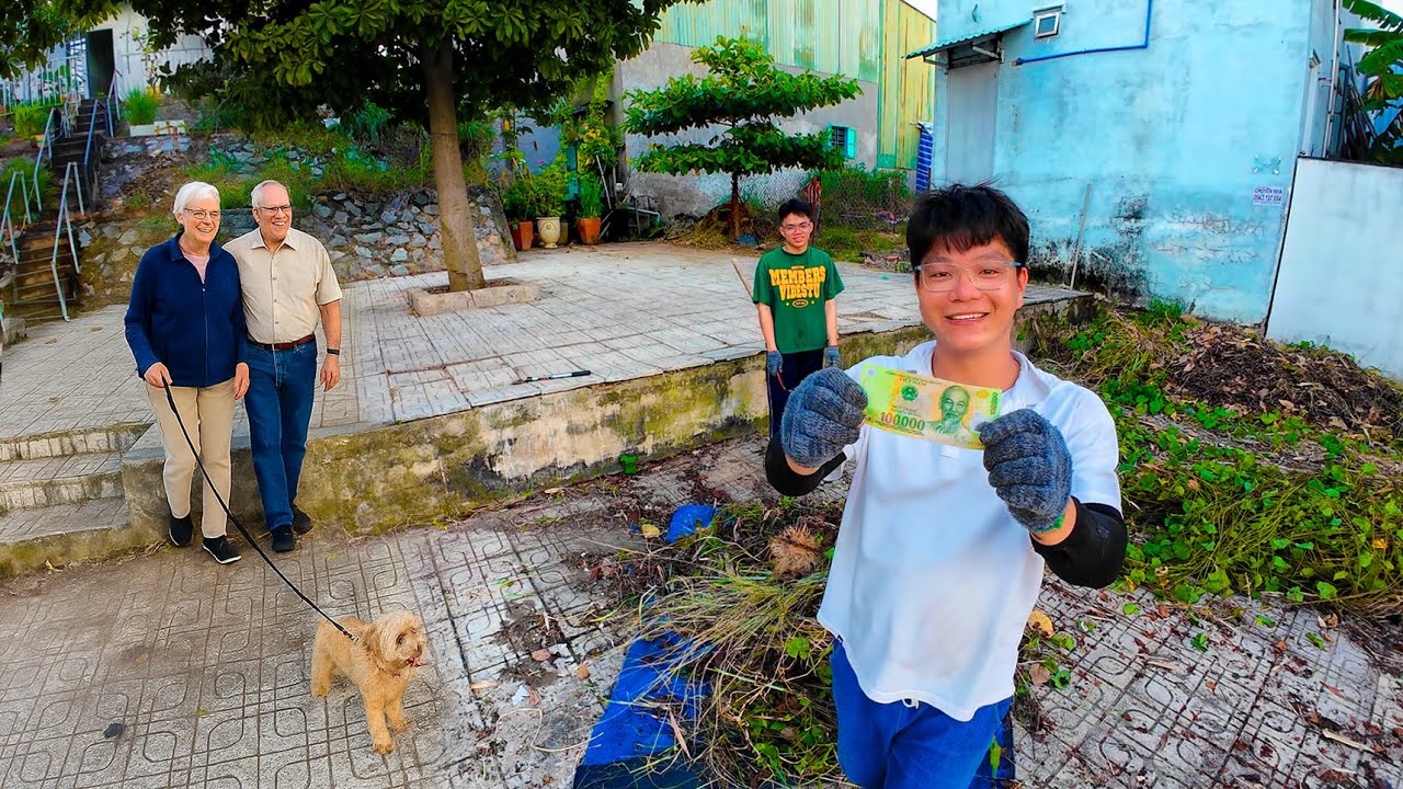 Пока мы убирались, появился сосед, а затем сделал нечто неожиданное