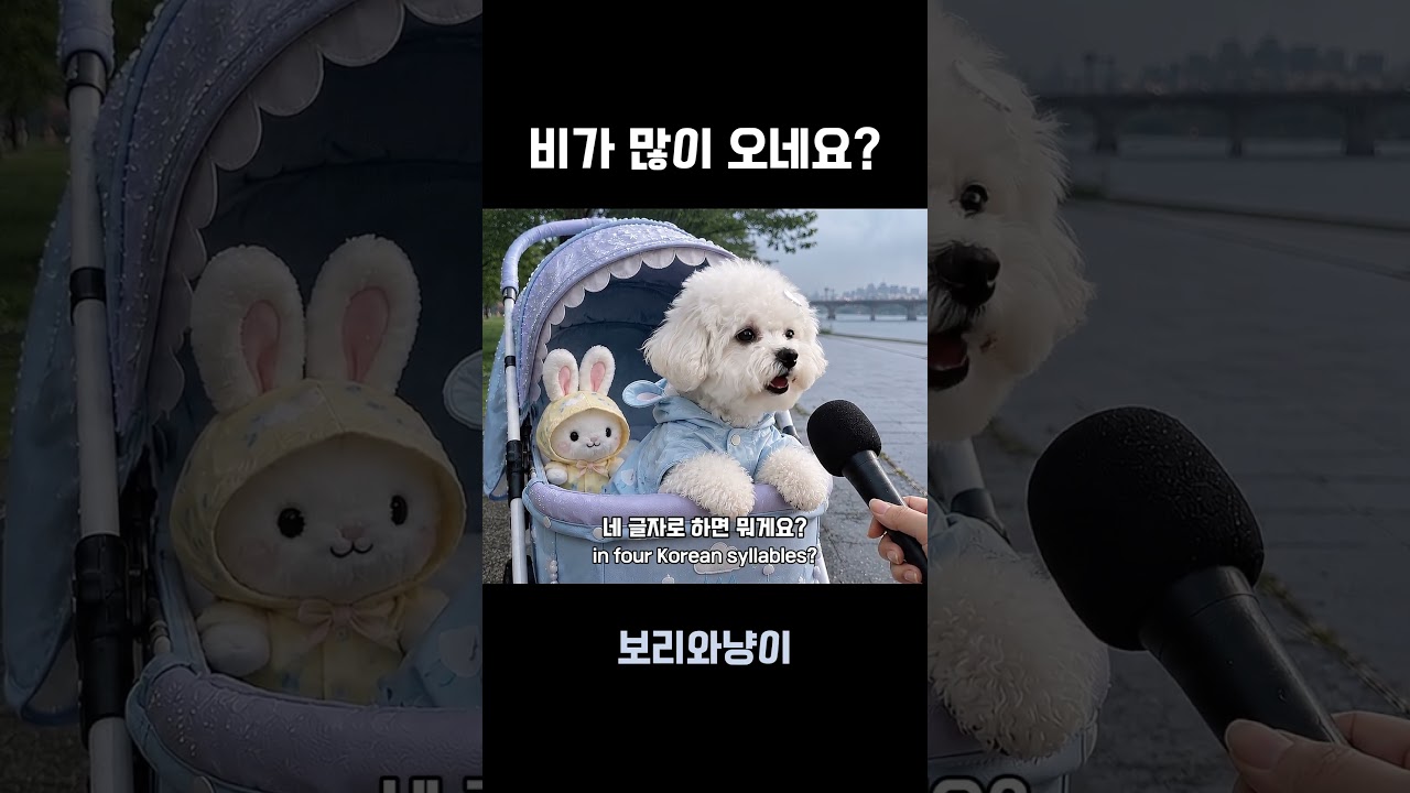 비가 많이 오네요?☔️