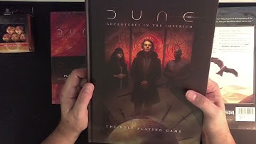 Dune Roleplaying Game by Modiphiüs Unboxing