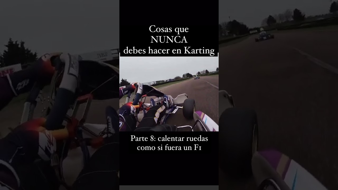 ¿Como se calientan unas ruedas en Karting? 