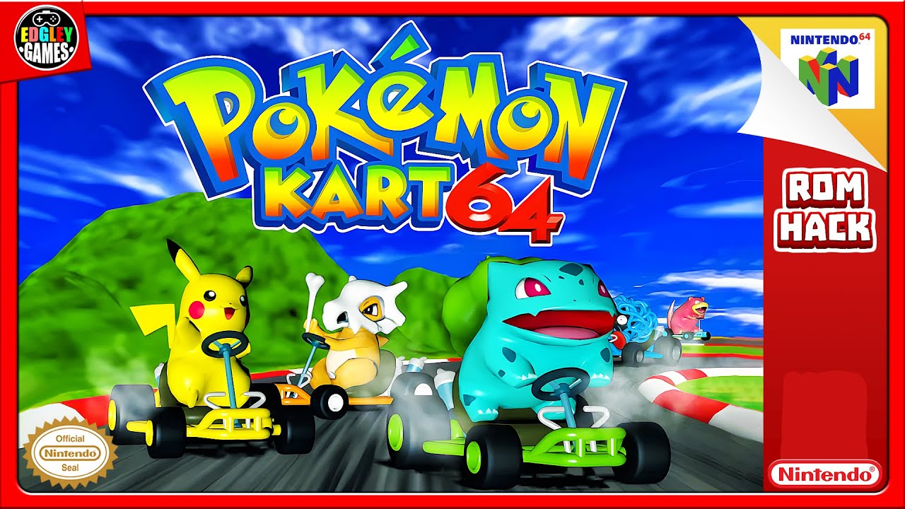 Pokémon Kart 64 v1.1 - Hack of Mario Kart 64 (N64) 🎮 Let's Play
