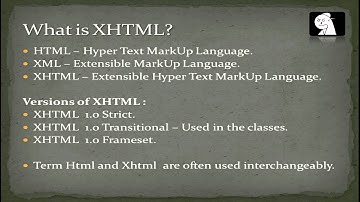 Html and Css tutorial : What is Html / Xhtml