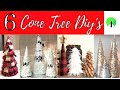 NEW* 6 HIGH END DOLLAR TREE DIY's🎄 CHRISTMAS CONE TREE DIY's