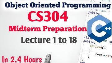 CS304 Short Lecture 1 to 18 | CS304 Midterm Preparation by VU TALK | #objectorientedprogramming