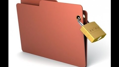 How to Set Password on Folder in Windows 8