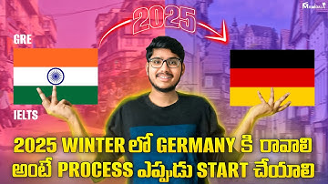 "2025 Germany Admissions కోసం ఏం చేయాలి? Steps, Exams & Deadlines Revealed!"