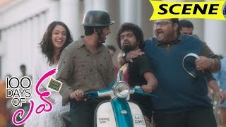 Nithya menen proposed dulquer salmaan and unites - climax love scene - 100 days of love movie scenes