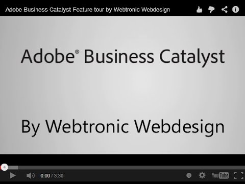 Adobe Business Catalyst by Webtronic Webdesign