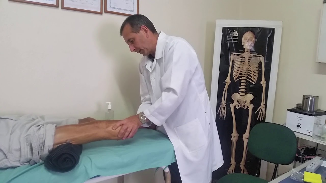 Massagem e dessensibilização do coto de amputação transtibial fase pré protetica
