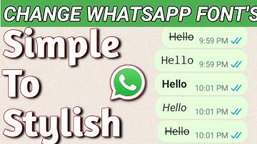 How to Change Text Massage Format In WhatsApp Without Using Any App | WhatsApp Massage Tricks
