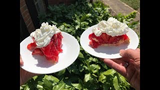 Strawberry Pie | Summertime Dessert | A 1960s Shoney's Restaurant Favorite!