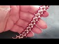 Delicate Bracelet Seed Beads Pearl and Bicone Beaded Jewelry Making Tutorial