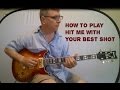 Hit Me With Your Best Shot by Pat Benetar (Guitar Solo Lesson with TAB)