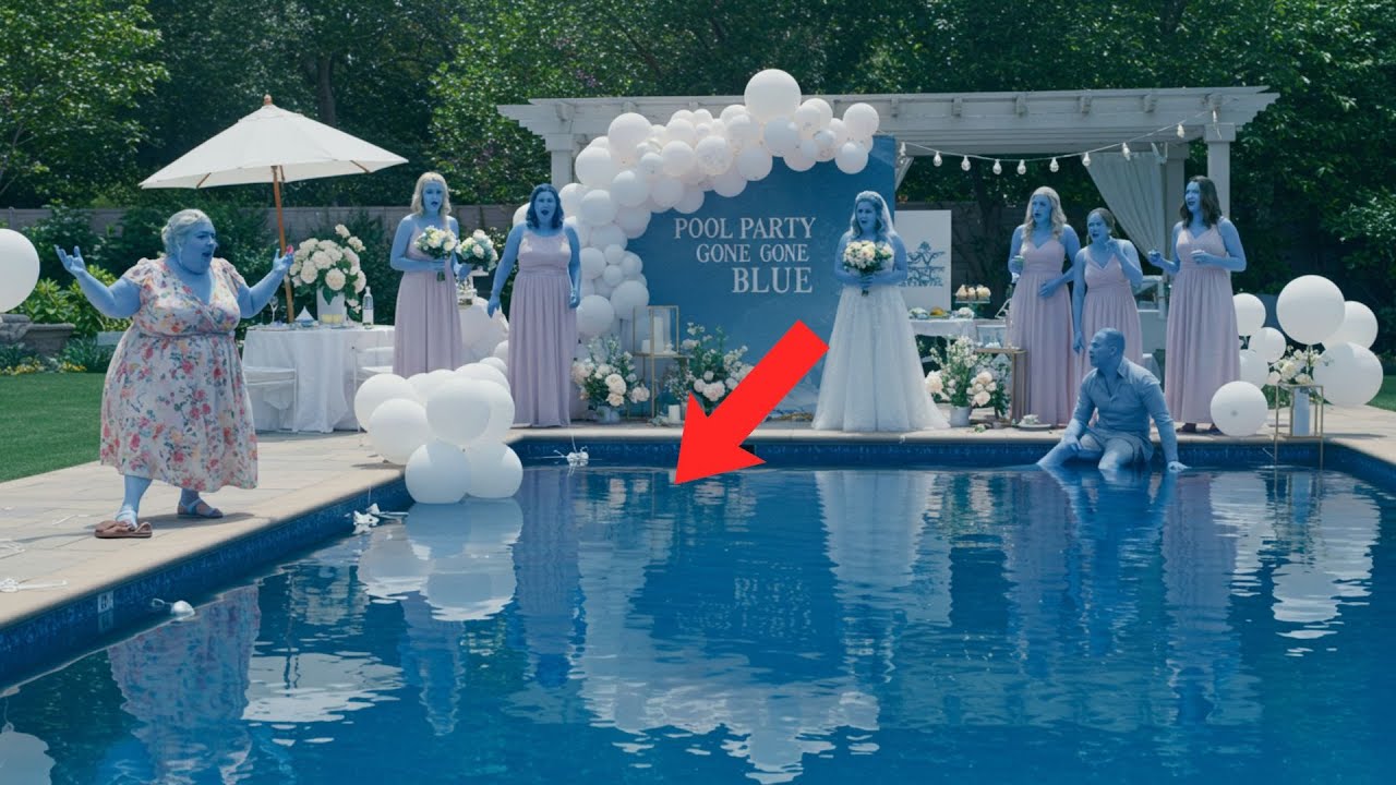 Karen Stole My Pool for Her Bridal Shower — Now the Photos Are All BLUE!! Trap