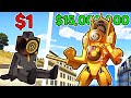 $1 VS $15,000,000 CLOCKMAN In GTA 5!