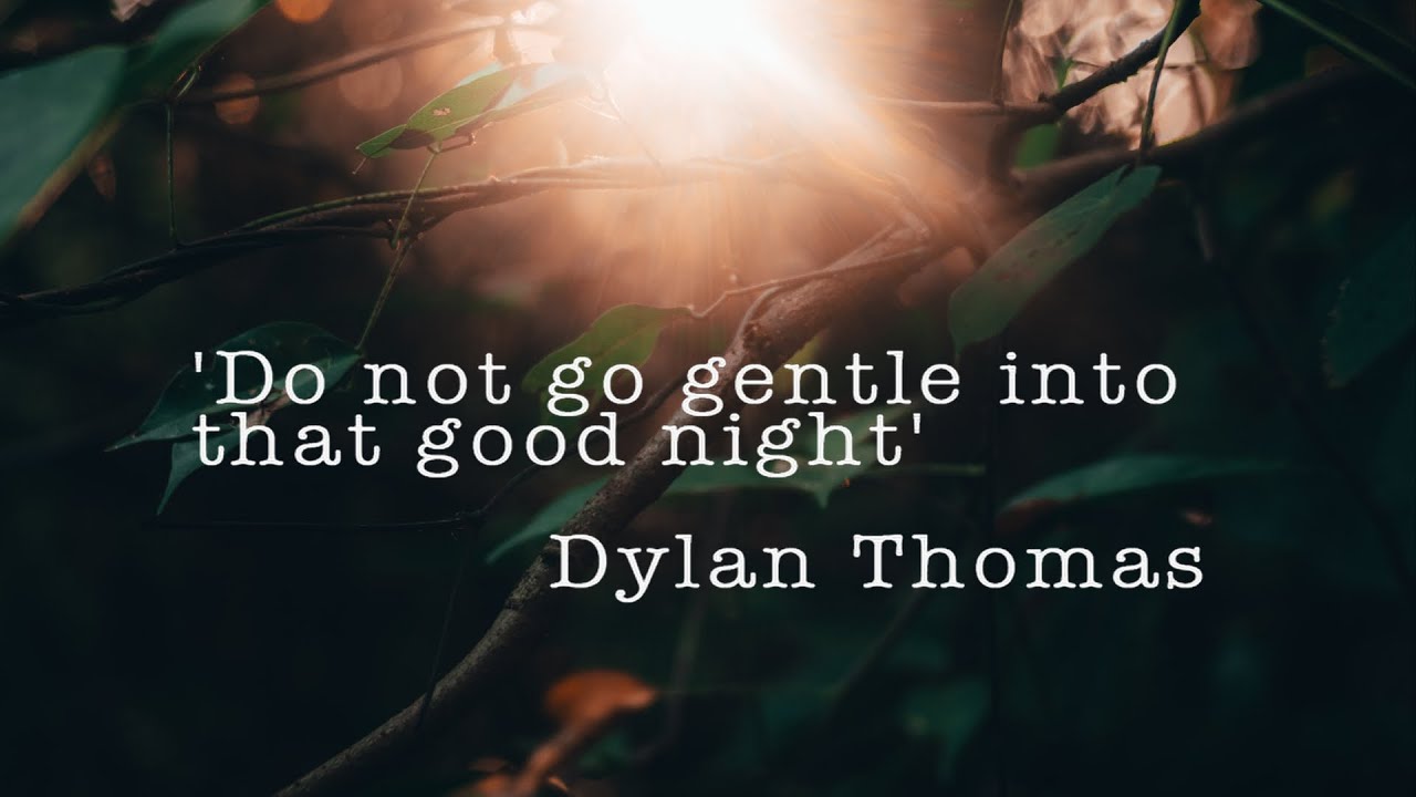 Do not go gentle into that good night by dylan thomas - destinationbap