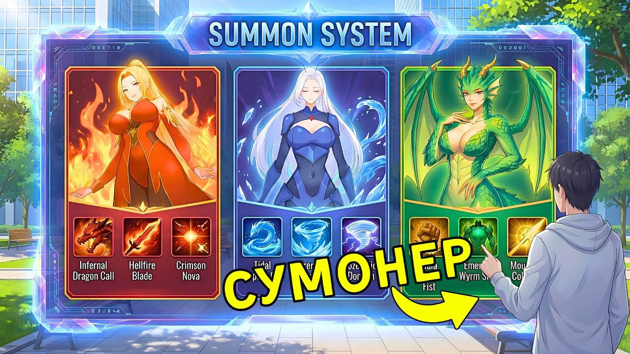 Он Единственный, Кто Достиг 999 Уровня с Системой Призыва Девушек-Зверей!! | Пересказ Манхвы