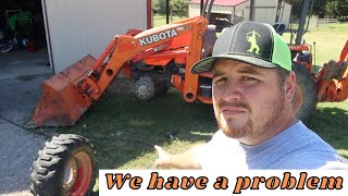 Fixing A Flat On The Kubota Tractor!