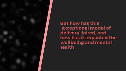 Has the pandemic impacted the mental health of frontline workers within the criminal justice system?