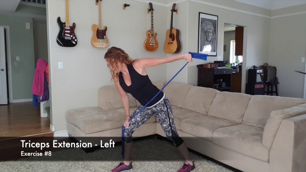 At-Home Upper Body Band Workout fitness challenge team names