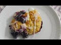 Lemon Blueberry Cobbler