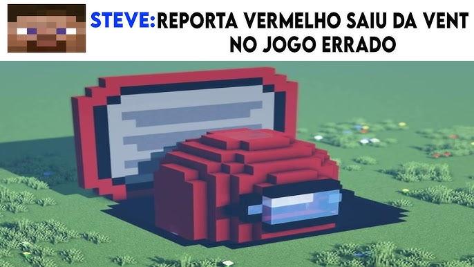 MEMES MINECRAFT #001 - TEM ALGO DE ERRADO COM MEU MINE 