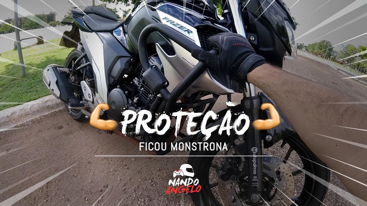 Protetor Motor Grau Factor 150 2017 A 2023 Mod. Stunt Preto