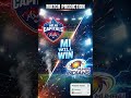 The blue flag flies high! 💙 Prediction: MI takes the win. 🏏​#MIvDC #IPL2026 #MumbaiIndians #Cricket