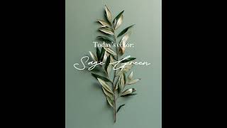 Who’s feeling the Sage Green tones? #mindfulness #relaxation #colourtherapy