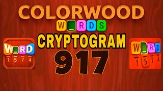 COLORWOOD WORDS CRYPTOGRAM level 917