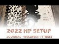 2022 Happy Planner Frankenplanner Journal-Wellness-Fitness Setup