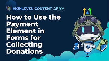How to Use the Payment Element in Forms for Collecting Donations