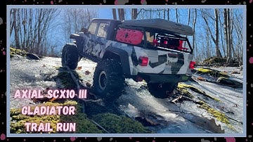 RC AXIAL SCX10 III GLADIATOR TRAIL RUN