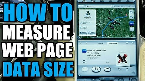 How To Accurately Measure Data Bandwidth Of Web Page