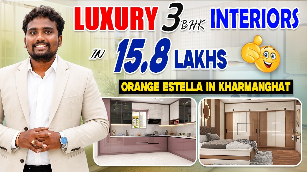 Luxury 3BHK Interior Design in Orange Estella, Karmanghat | Premium ...