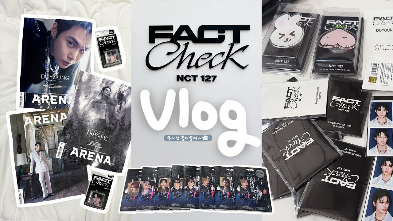 시즈니 브이로그 | 팩트체크 마지막 앨범깡 영상 제출합니다🤟✔️ | 팩트체크 목동 팝업 • 앨범깡 • 아레나옴므+ 도영 화보 • 스미니 • 트레카깡