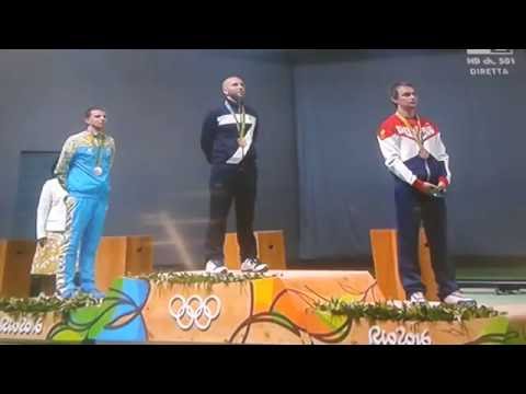 Rio 2016 - Air Rifle Men - Gold Medal Niccolò Campriani ITA - Italy National Anthem