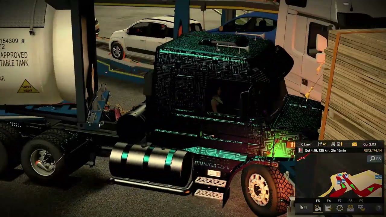 ETS2 100 Noção Testando novo caminhão