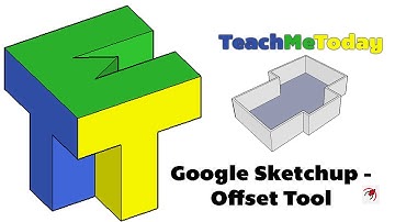 Google Sketchup Tutorial - Offset Tool