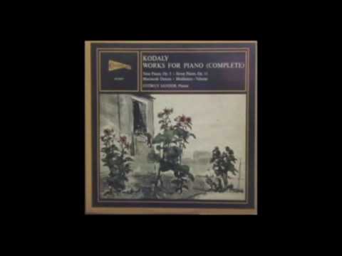 Kodály - Méditation sur un motif de Claude Debussy; György Sándor